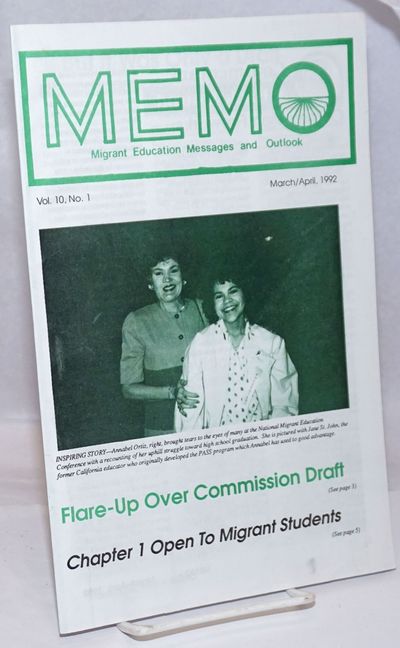 MEMO: Migrant Education Messages and Outlook; Vol. 10, No. 1, March/April 1992