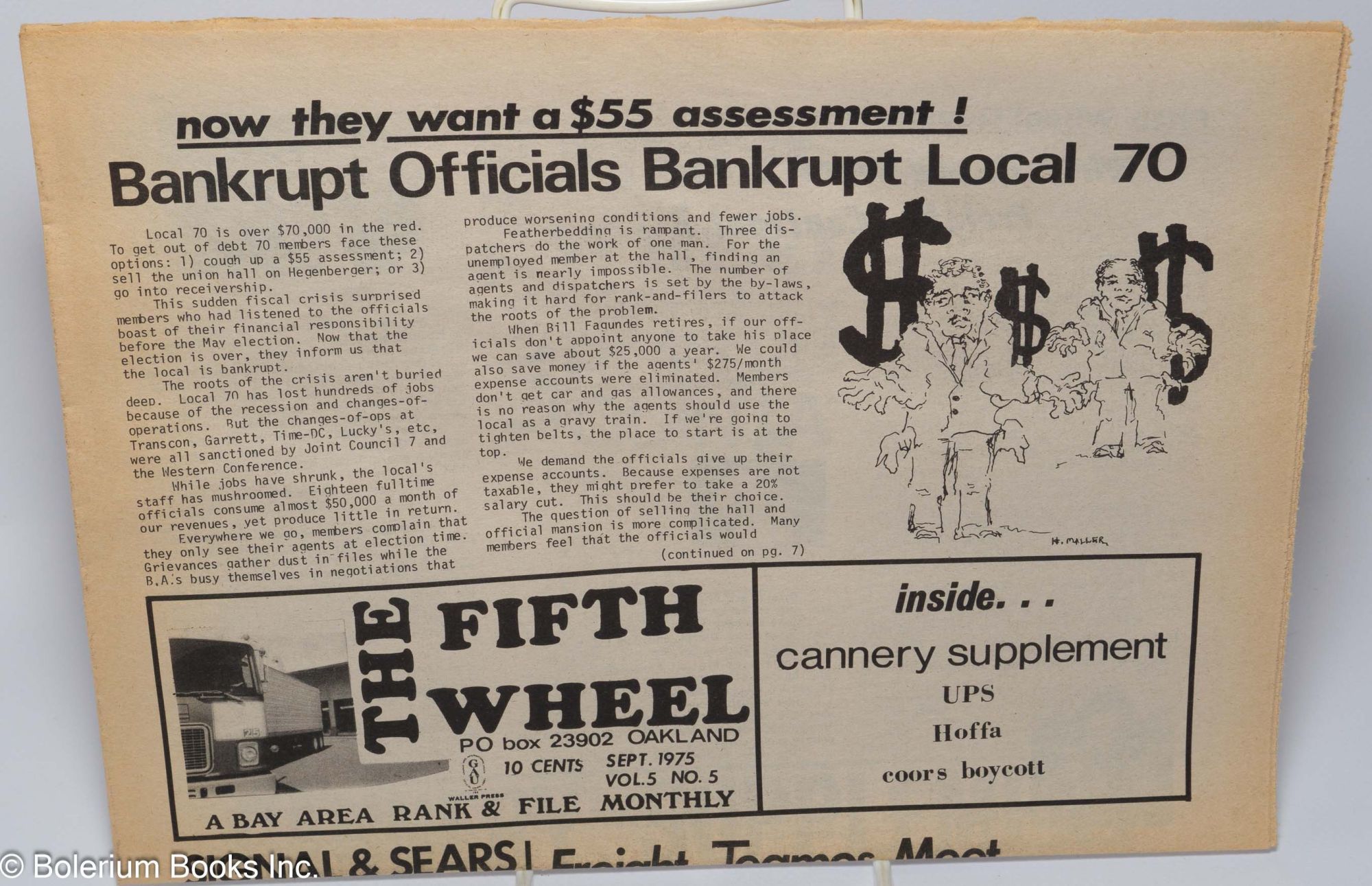 The Fifth Wheel: A Bay Area Rank and File Monthly;