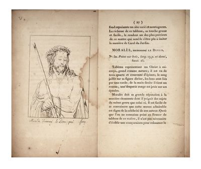 Catalogue de Tableaux précieux des Ecoles Italienne, Espagnole, Hollandaise et Flamande; Marbres, Bronzes, Pendules, et autres Objets de curiosité. La Vente s’en fera…le 31 mars [corrected in cont. ms.]: “1er et 2” avril…[Expert H. Delaroche]