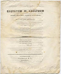 Gustavum II Adolphum posito erigendae statuae…