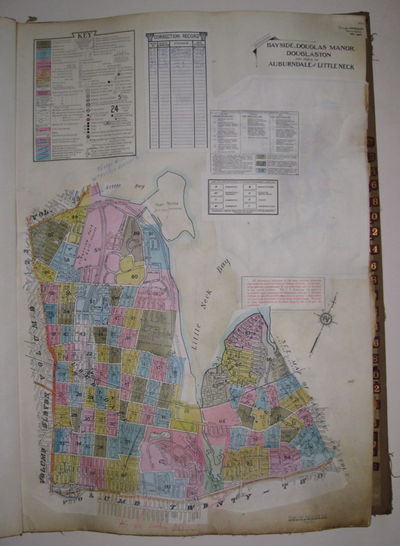 New York: Sanborn Map Company, 1934. hardcover. very good. Atlas. Lithograph with original hand colo...