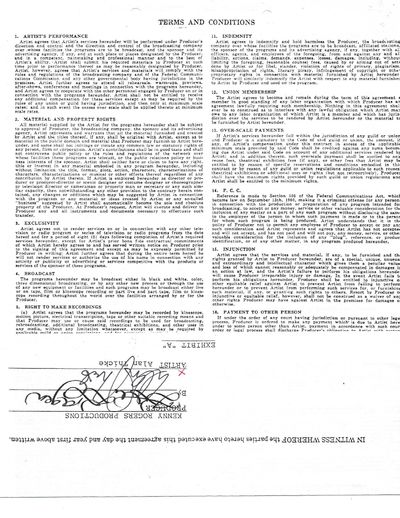 Actor Alan Thicke Document Signed