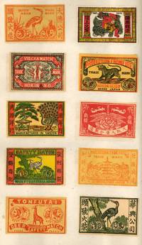 image of Early Trade Catalog of Japanese Matchbox Labels by the Manfat Company. Including 500 different kinds. Manufactured by Manfat Kobe Japan. Shong. Kat. Waikee 2
