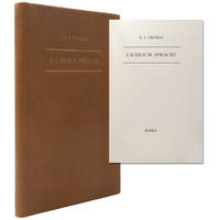 LAUBBAUM SPRACHE (Deciduous Language / Laubbaum Sprache. Gedichte. English / Deutsch)