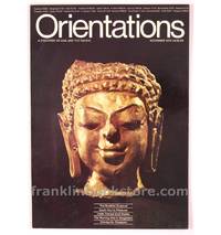 cover of Buddha Dvaravati Style of Thailand Orientations November 1972 Cabrera