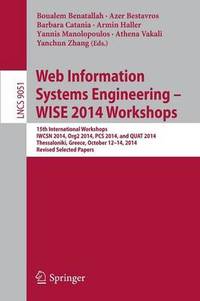 Web Information Systems Engineering - WISE 2014 Workshops: 15th International Workshops IWCSN...