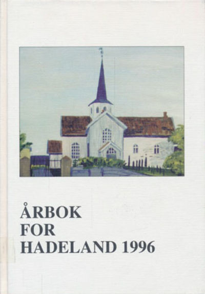ÅRBOK FOR HADELAND.