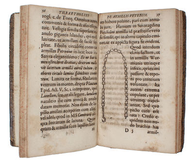 De armillis Veterum, praesertim Danorum, Schedion. Accessit Olai Wormii, de aureo Cornu ad F. Licetum Responsio. - [THE STUDY OF NORDIC JEWELRY] (photo 2)
