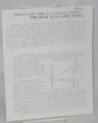 image of Roots of the Economic Crisis. The war has come home / Las raices de la crisis economica. La guerra ha venido aqui