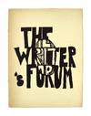 The Writer's Forum / Readings by Four Younger Poets [Event Program Signed by All Poets]