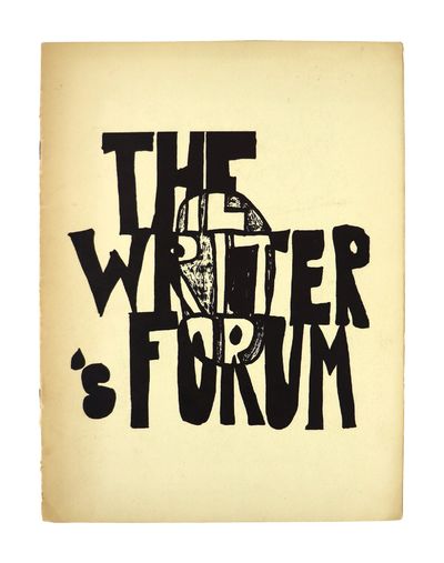 The Writer's Forum / Readings by Four Younger Poets [Event Program Signed by All Poets]