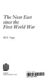 The near East since the first world war