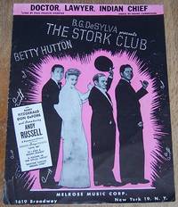 Doctor Lawyer Indian Chief By Sheet Music 1945 From Gibson S Books And Biblio Co Uk