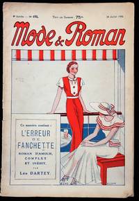 Mode & Roman, Weekly French Art Deco Fashion Magazine - Patterns, Novellette, Features July 1934