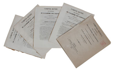 Premier Mémoire sur la théorie d'Uranus. (Séance 10 Novembre 1845). (+) Recherches sur les mouvements d'Uranus. (Séance du Lundi 1er Juin 1846). (+) Sur la planète qui produit les anomalies observées dans le mouvement d'Uranus. Détermination de ... (photo 2)