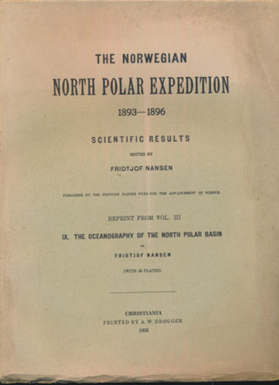 The Norwegian North Polar Expedition 1893-1896…