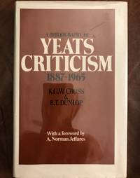 Bibliography of Yeats Criticism  1887 1965