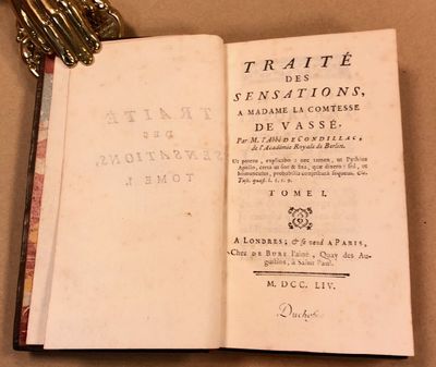 Traité des sensations, a Madame la Comtesse de…