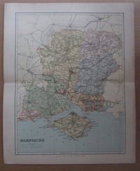 MAP OF HAMPSHIRE - 1894