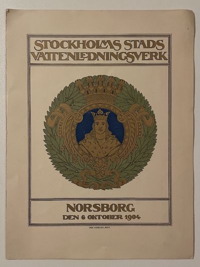 Stockholms stads vattenledningsverk. Norsborg den…