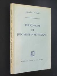 The Concept of Judgment in Montaigne