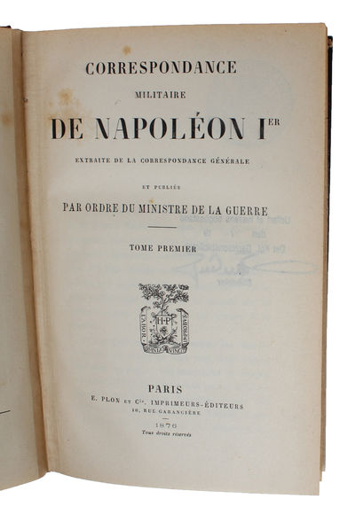 Correspondance militaire de Napoleon 1er extraite de la correspondance generale et publiee par ordre du ministre de la guerre. 10 vols. (photo 2)
