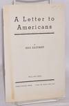 A letter to Americans