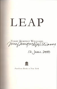 cover of Leap. Signed and dated in the year of publication.