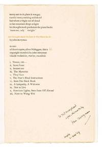 HIS THOUGHTS MADE POCKETS & THE PLANE BUCKT