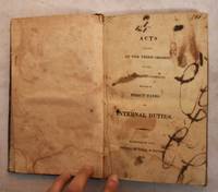 cover of Acts Passed at the Third Session of the Thirteenth Congress, Relative to Direct Taxes and Internal Duties