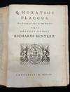 View Image 2 of 7 for Q. Horatius Flaccus, Ex Recensione & cum Notis atque Emendationibus Richardi Bentleii Inventory #012876