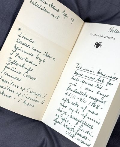 Troilus og Cressida. Paa dansk ved Ole Sarvig.