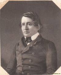 image of Original Steel Engraving of John Hampden Pleasants . This Engraving Was Removed from the Book "The Whig Protrait Gallery" Which is Just a Collection of Famous Whig Party Members of the Day