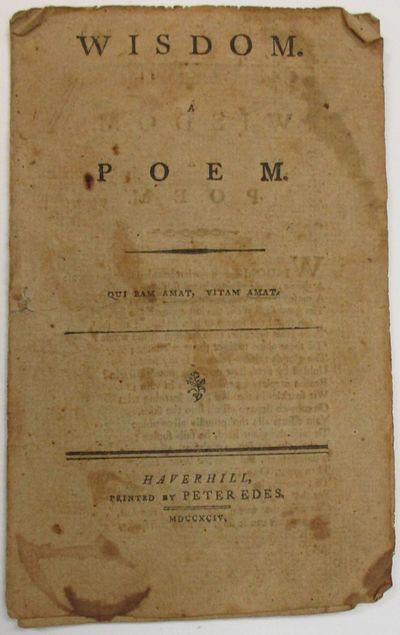 WISDOM, A POEM