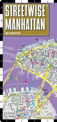 Streetwise Manhattan Map - Laminated City Street Map of Manhattan, New York - Folding pocket size...