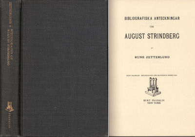 BIBLIOGRAFISKA ANTECKNINGAR OM AUGUST STRINDBERG.
