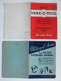 Vers-O-Tool: circular chaser self-opening die heads collapsible taps,  with, Chaser grinding...