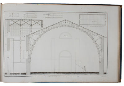 Traité de L'Art de la Charpenterie. [Text volume + plates]. - [SEMINAL WORK ON TIMBER CONSTRUCTIONS] (photo 7)