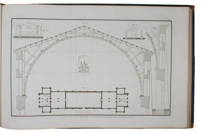 Traité de L'Art de la Charpenterie. [Text volume + plates]. - [SEMINAL WORK ON TIMBER CONSTRUCTIONS] (photo 8)
