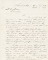 1857 Letter from Minnesota Territory Discussing Democrats and African-American Suffrage
