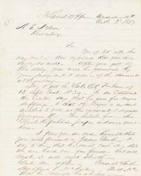 1857 Letter from Minnesota Territory Discussing Democrats and African-American Suffrage