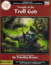 cover of TEMPLE OF THE TROLL GOD-D20 Requires the Dungeons & Dragons Player's Handbook
