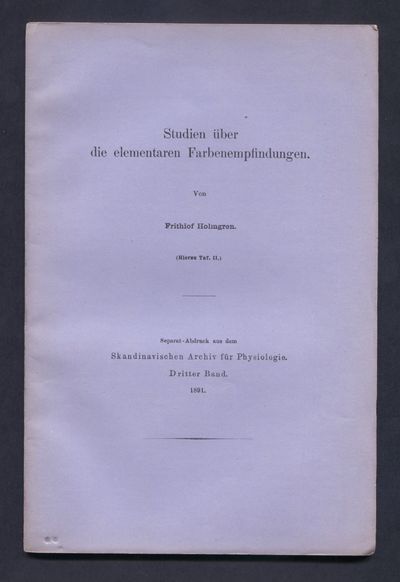 Studien über die elementaren Farbenempfindungen.