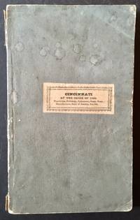 Cincinnati in 1826 by B. Drake and E.D. Mansfield - Paperback - First Edition - 1827 - from Appledore Books, ABAA (SKU: 17320)