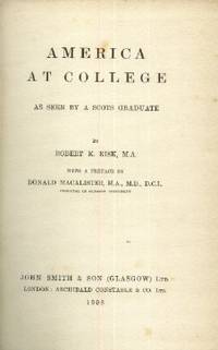 image of America at College, As Seen by a Scots Graduate