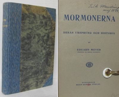 Mormonerna. Deras urpsrung och historia.