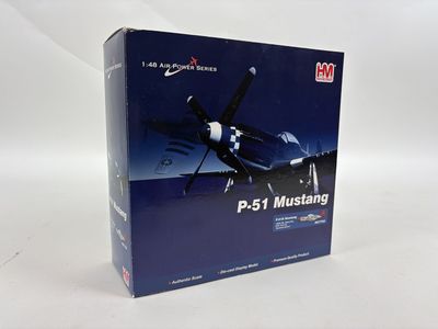 HOBBY MASTER 1:48 AIR POWER SERIES P-51 MUSTANG WITH ORIGINAL BOX (HA7703)