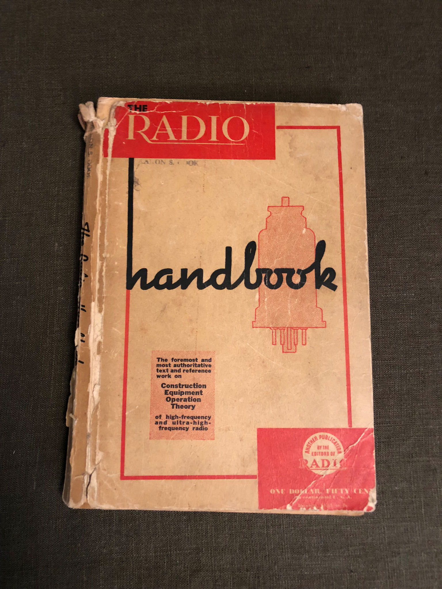 The Radio Handbook by various Paperback First Edition 1935 from