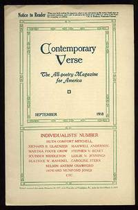 image of Contemporary Verse: September 1918