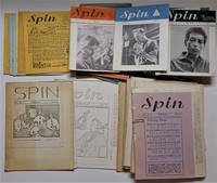 RARE Complete Publication ) SPIN; The Folksong Magazine , Vol. 1, No.1, October 1961 - Vol. 9, No. 4, 1973 , 61 Complete Magazines by Beryl Davis, Editor - 1961